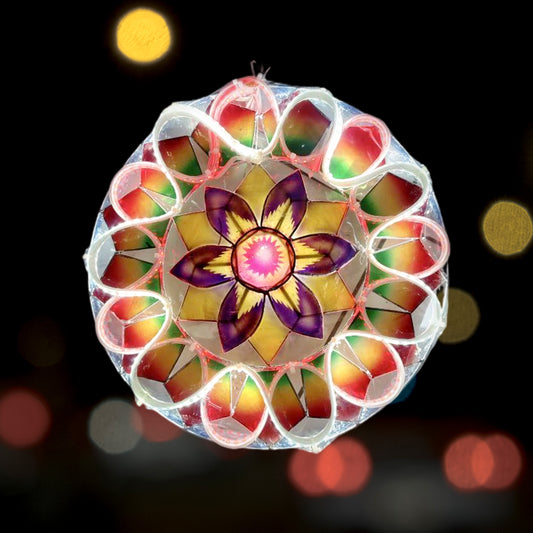 Misenka Capiz Christmas Lantern 12 Inches