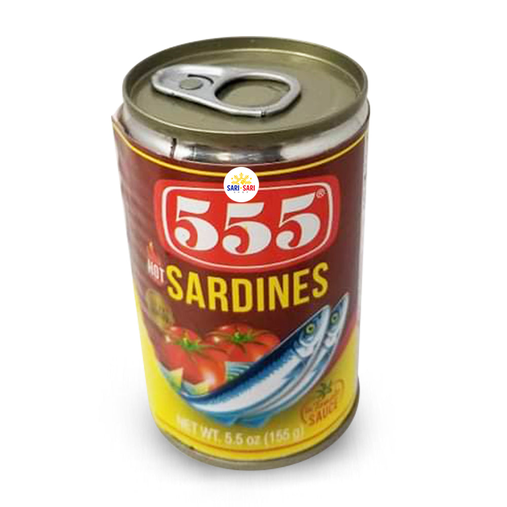 555 Hot Sardines Tomato Sauce 155g