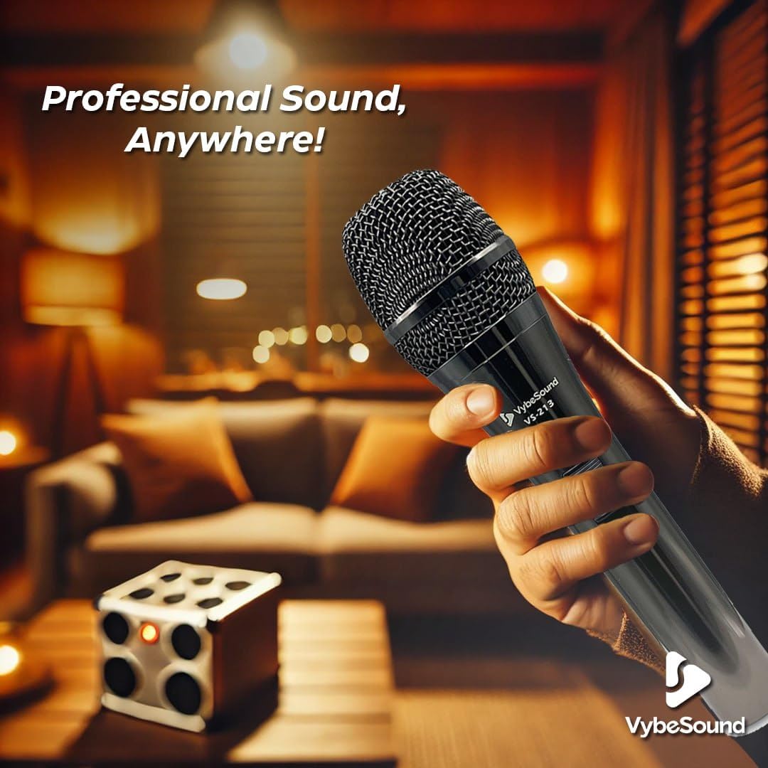 VybeSound VS-213 Professional Dynamic Vocal Microphone