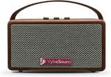 RetroVybe Mini, Portable Bluetooth Speaker Brown