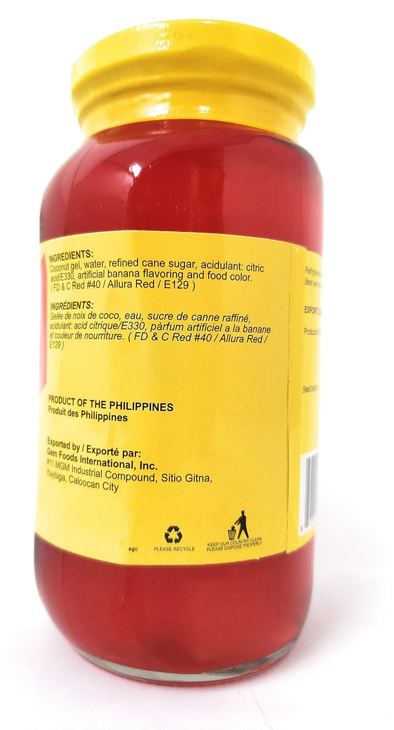 Buenas Nata de Coco Red Sweet Dessert