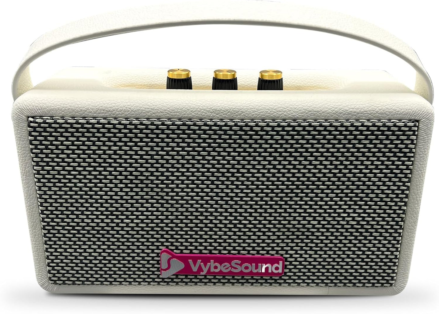 RetroVybe Mini, Portable Bluetooth Speaker Cream