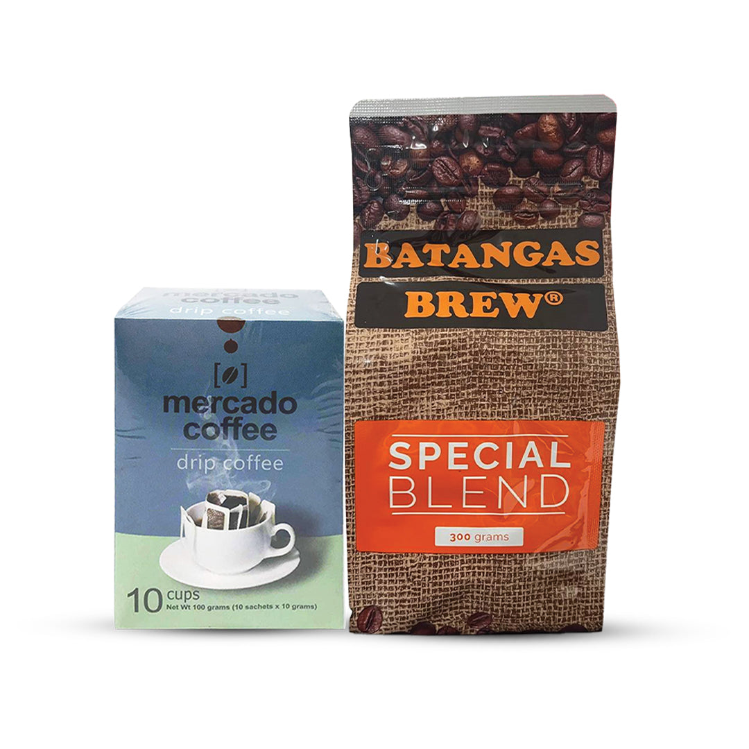 Mercado Drip Coffee Bundle – Premium Ground Coffee Single-Serve Brew Bags, Convenient Portable Drip Packets for Fresh Hot Coffee, Assorted Flavors