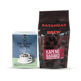 Mercado Drip Coffee Bundle – Premium Ground Coffee Single-Serve Brew Bags, Convenient Portable Drip Packets for Fresh Hot Coffee, Assorted Flavors
