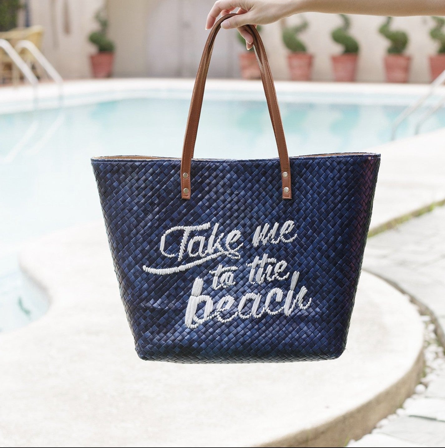 Misenka Beach Quote Tote Bag