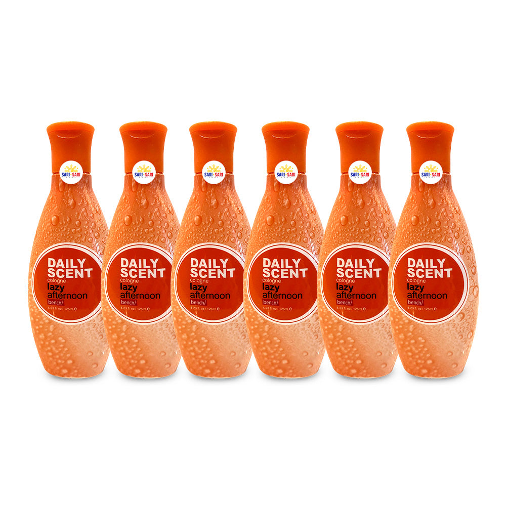 Bench Daily Scent Cologne 125ml Pack of 6 – Light & Refreshing Fragrance for Everyday Use