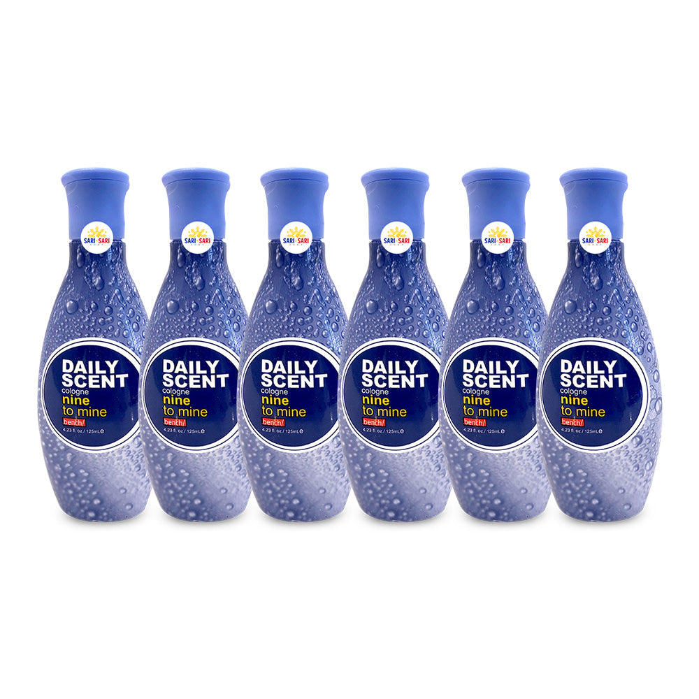 Bench Daily Scent Cologne 125ml Pack of 6 – Light & Refreshing Fragrance for Everyday Use