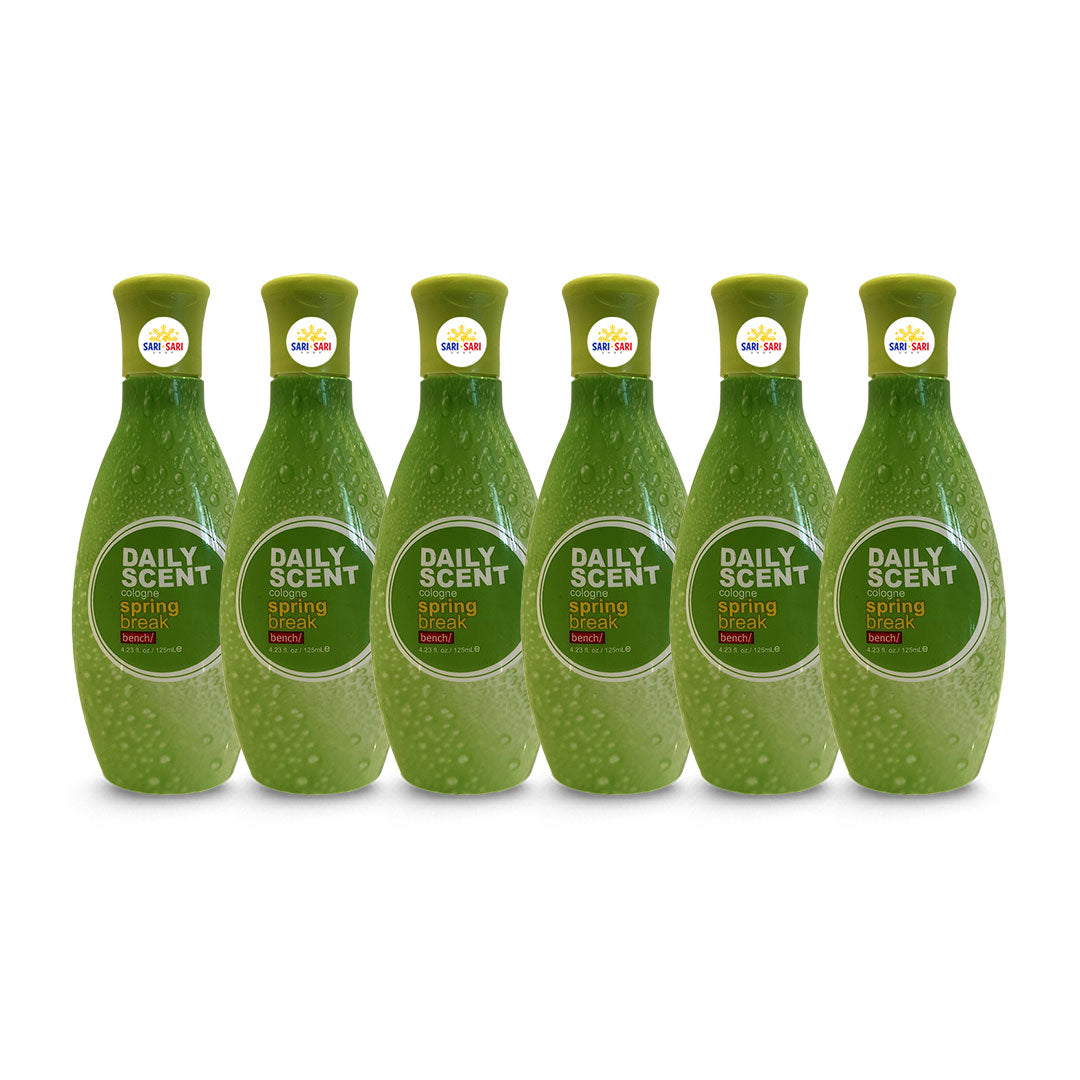Bench Daily Scent Cologne 125ml Pack of 6 – Light & Refreshing Fragrance for Everyday Use