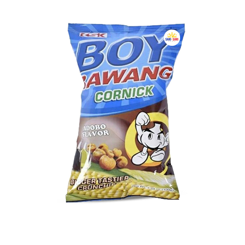 Boy Bawang Cornick, 90g – Crunchy Filipino Corn Snack, Bold Garlic Taste