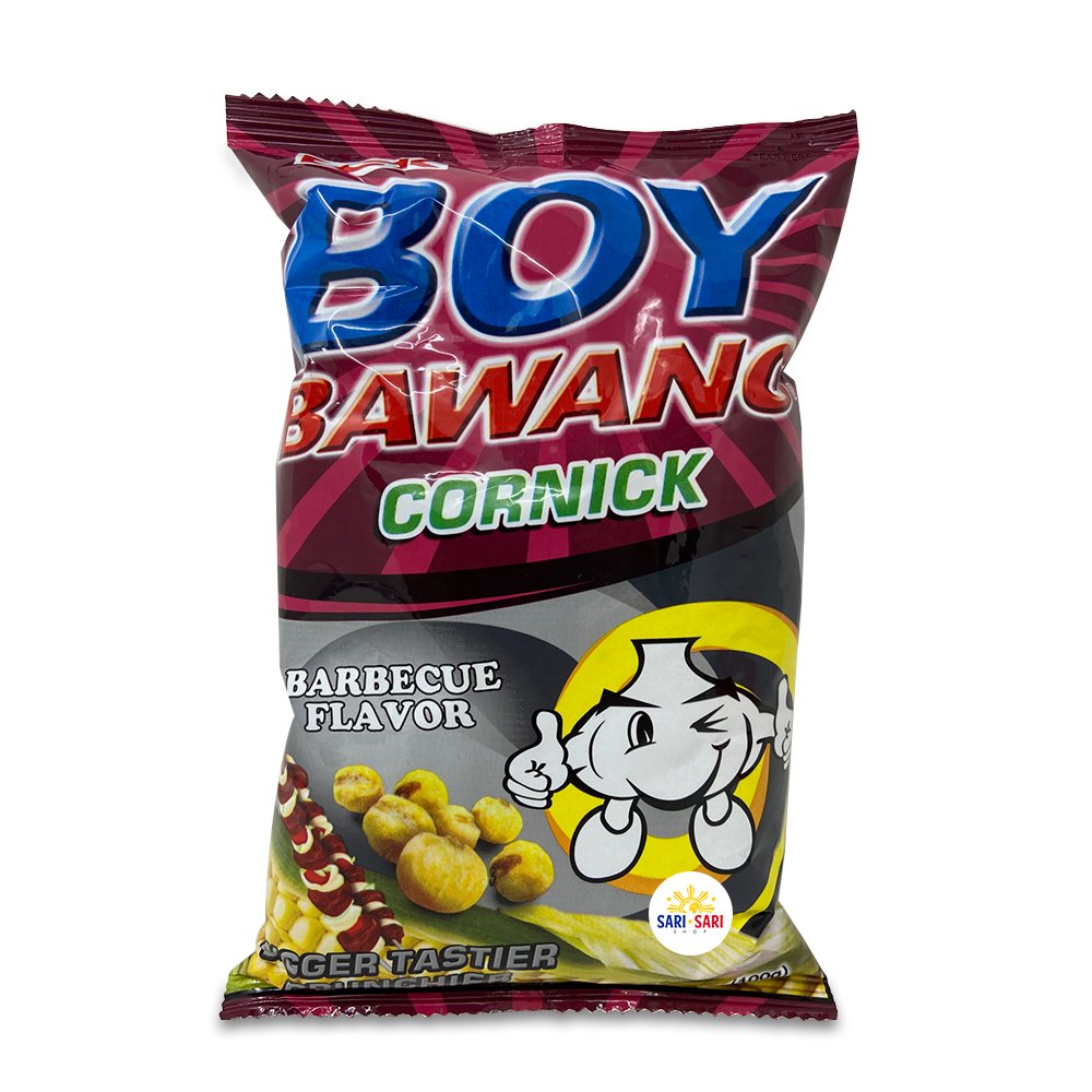Boy Bawang Cornick, 90g – Crunchy Filipino Corn Snack, Bold Garlic Taste