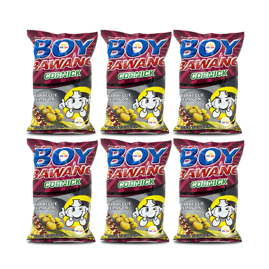 Boy Bawang Cornick 90g 6-Pack BBQ Snack Flavor - Shop Sari Sari