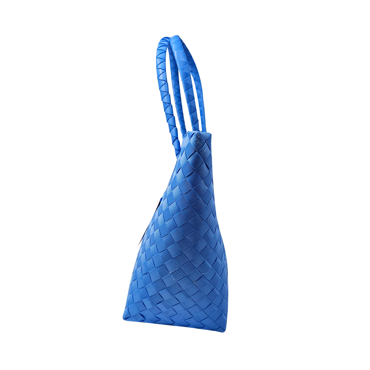 Misenka Handicrafts Philippine Bayong Azure Blue Classic with Zipper Bag