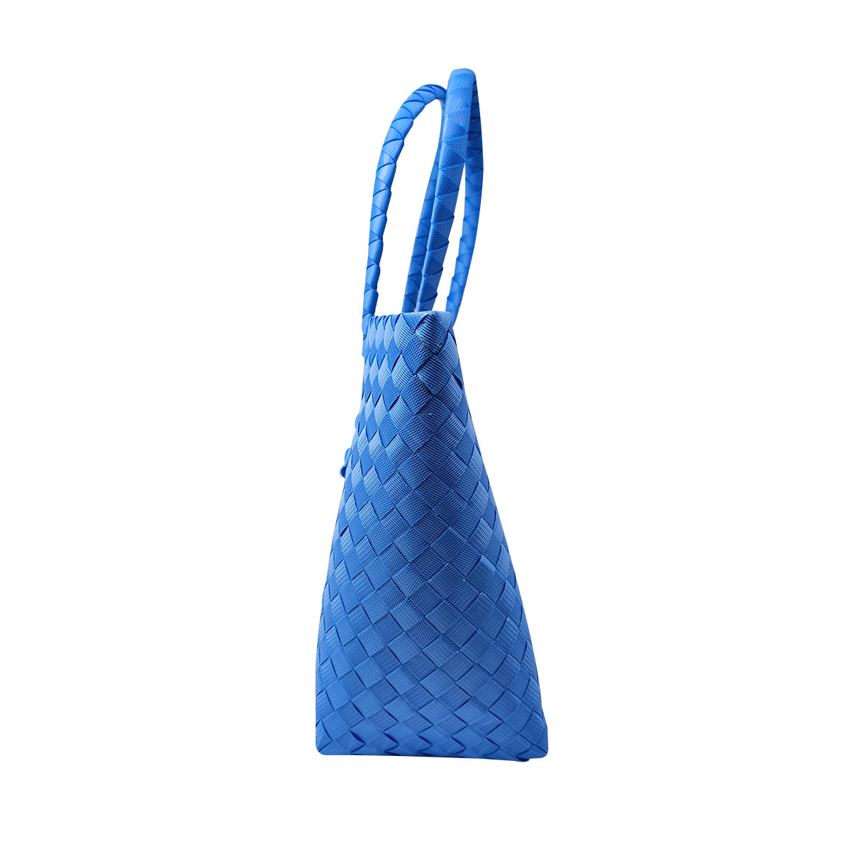 Misenka Handicrafts Philippine Bayong Azure Blue Classic with Zipper Bag