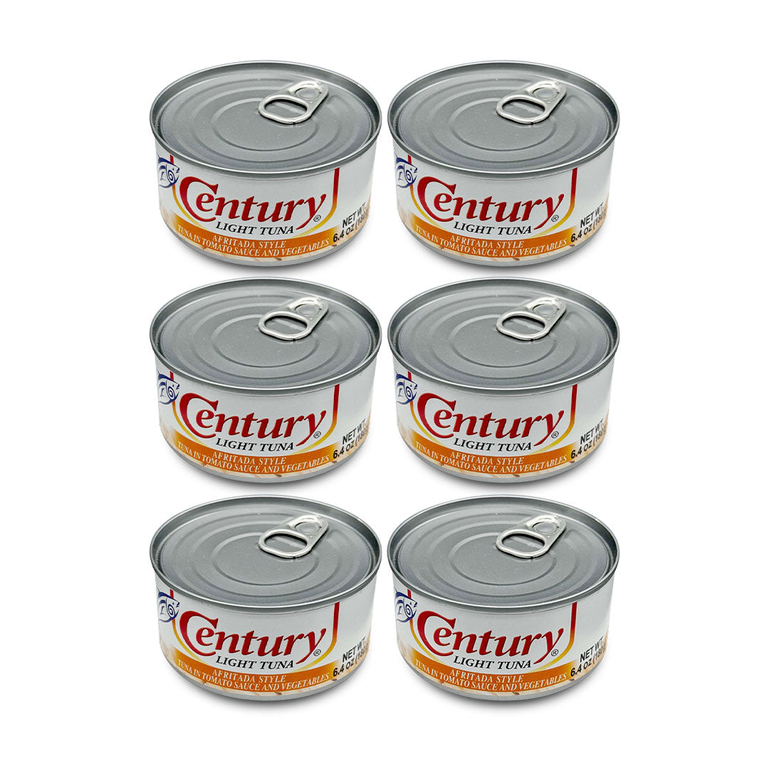 Century Tuna, Pack of 6 | Premium Chunk Tuna, 180g Can