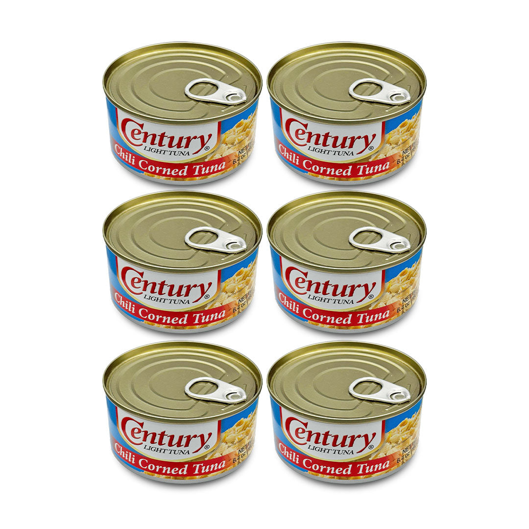 Century Tuna, Pack of 6 | Premium Chunk Tuna, 180g Can