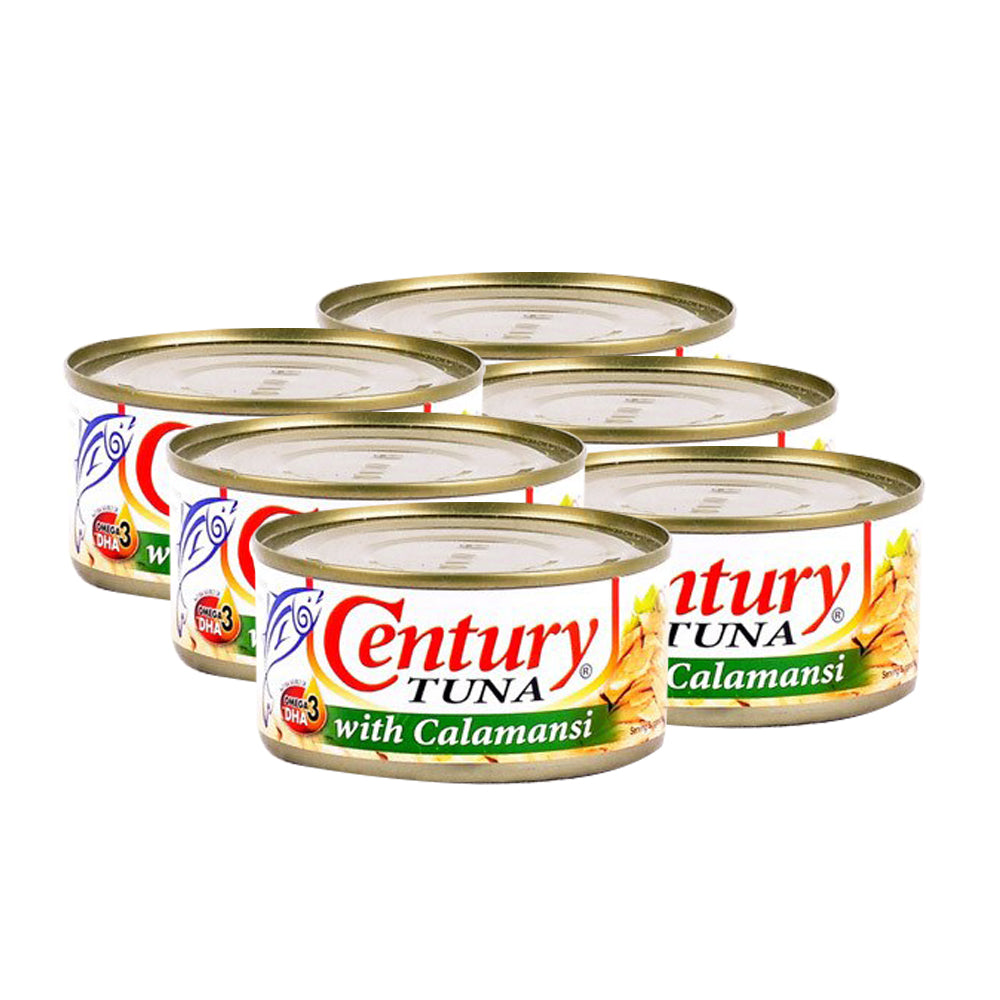 Century Tuna, Pack of 6 | Premium Chunk Tuna, 180g Can