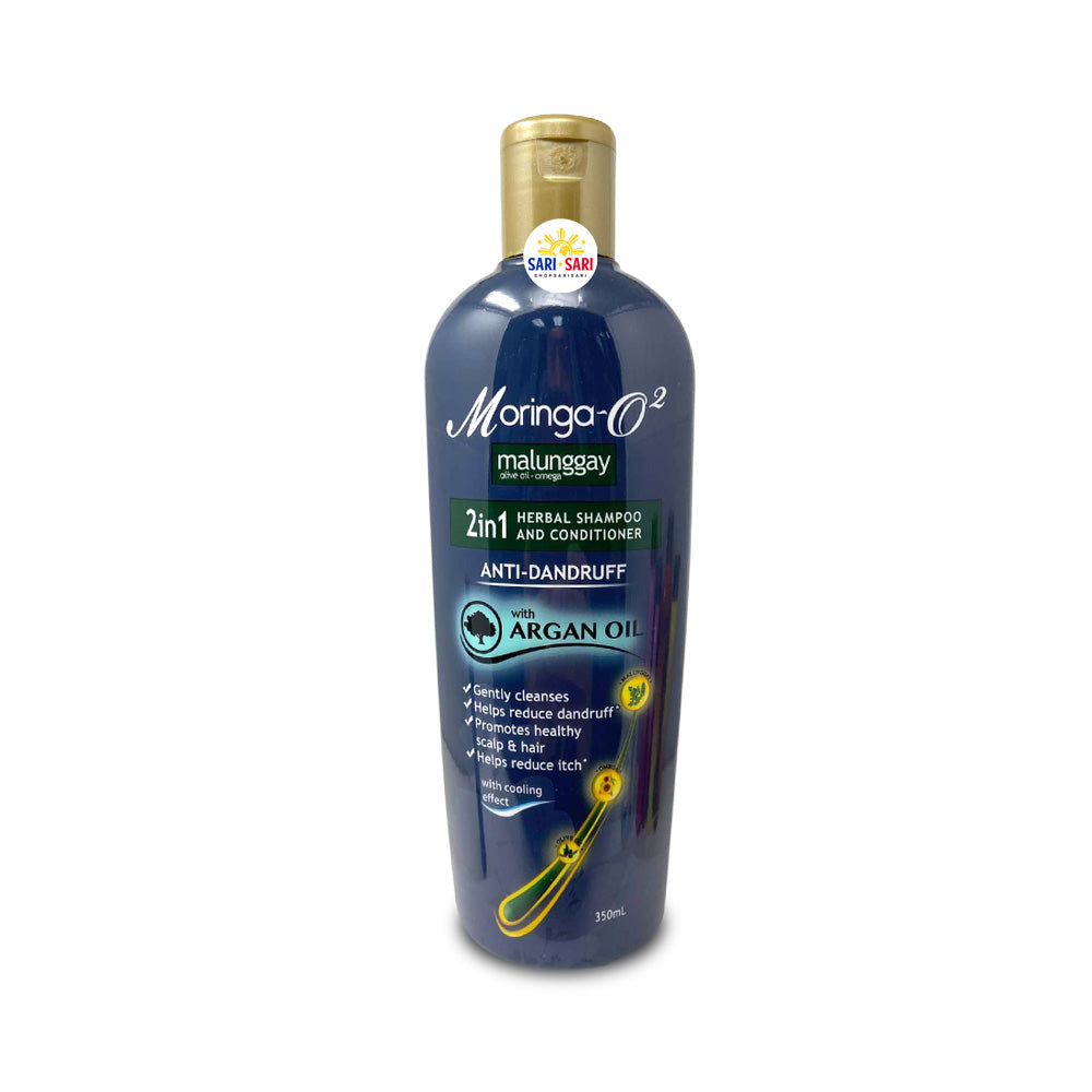 Sale 50% OFF Moringa O2 Malungay Olive Oil Omega Anti Dandruff Shampoo 350ml