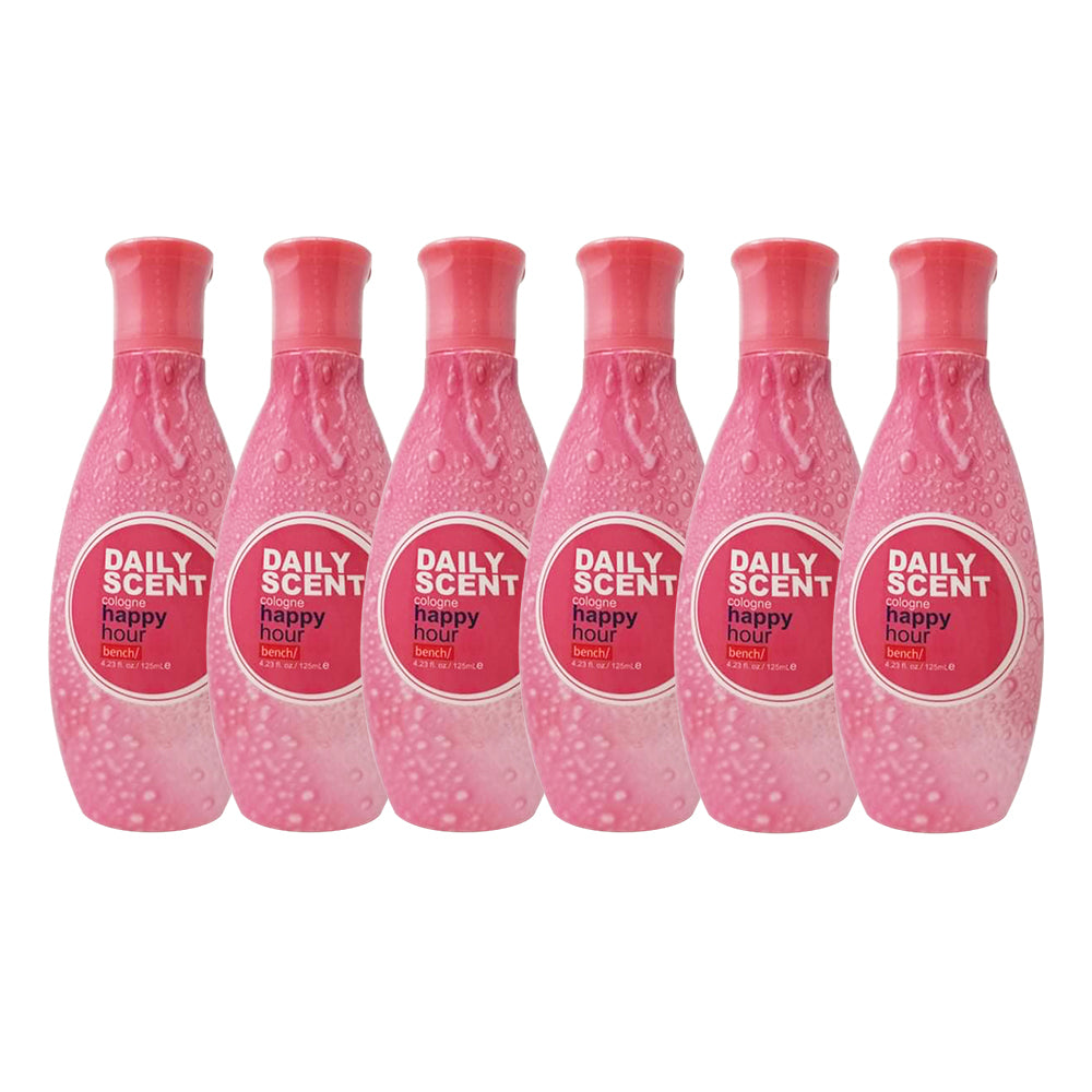 Bench Daily Scent Cologne 125ml Pack of 6 – Light & Refreshing Fragrance for Everyday Use