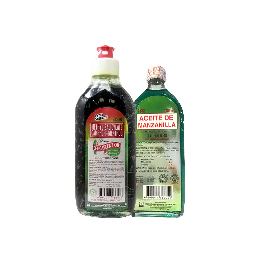 SHOPSARISARI Bundle PROMO Efficascent Extra 235ml + Aceite De Manzanila 100ml