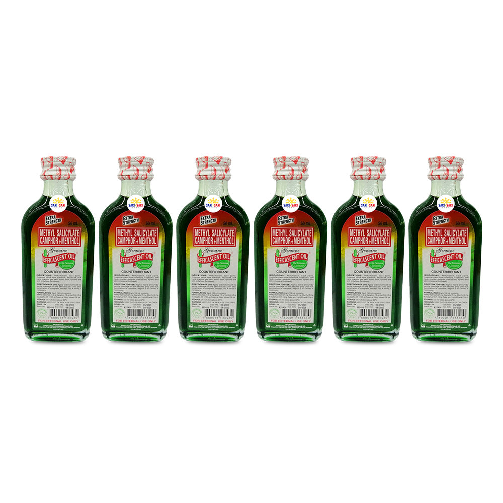 Efficascent Oil Extra Ointment Pack of 6 – Fast Relief for Aches and Pains