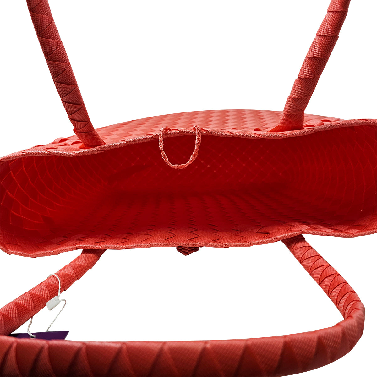 Misenka Handicrafts Philippine Bayong Coral Red Go Bag