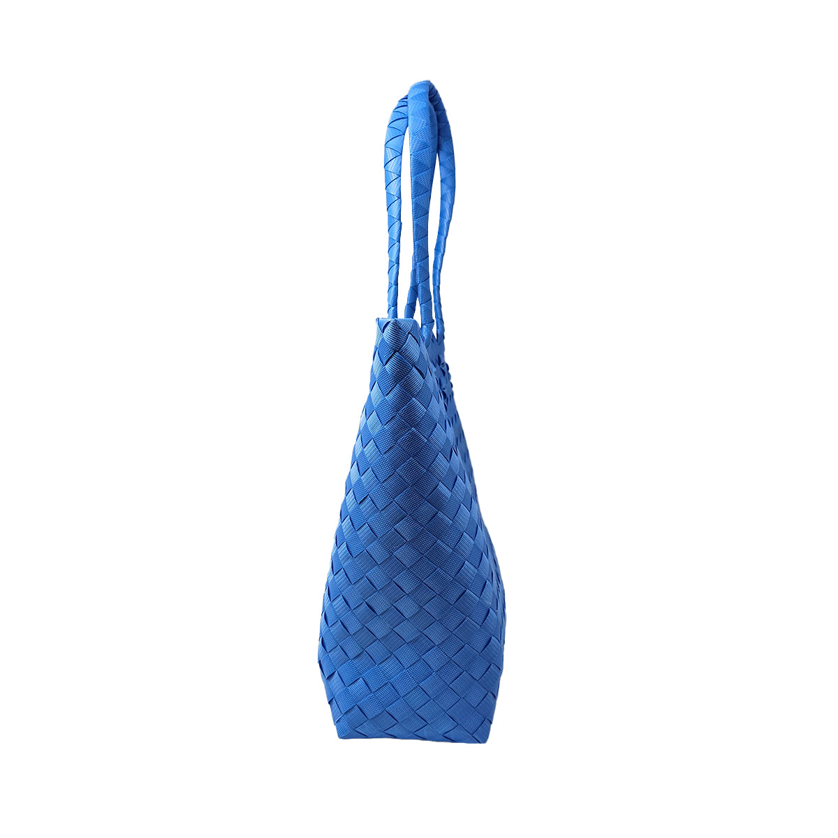 Misenka Handicrafts Philippine Bayong Azure Blue Go with Zipper Bag