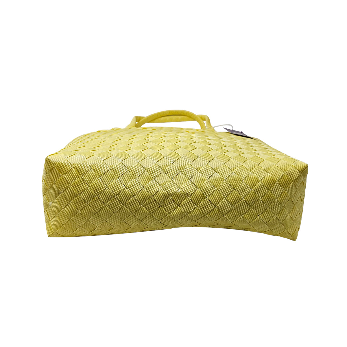 Misenka Handicrafts Philippine Bayong Sunshine Yellow Go with Zipper Bag