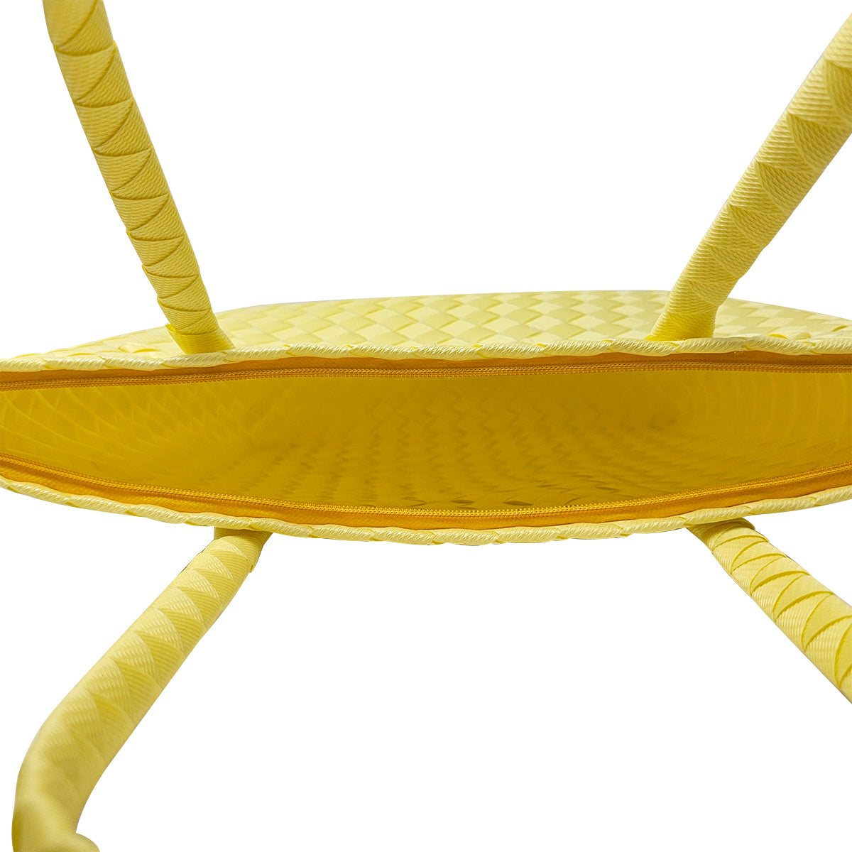 Misenka Handicrafts Philippine Bayong Sunshine Yellow Go with Zipper Bag