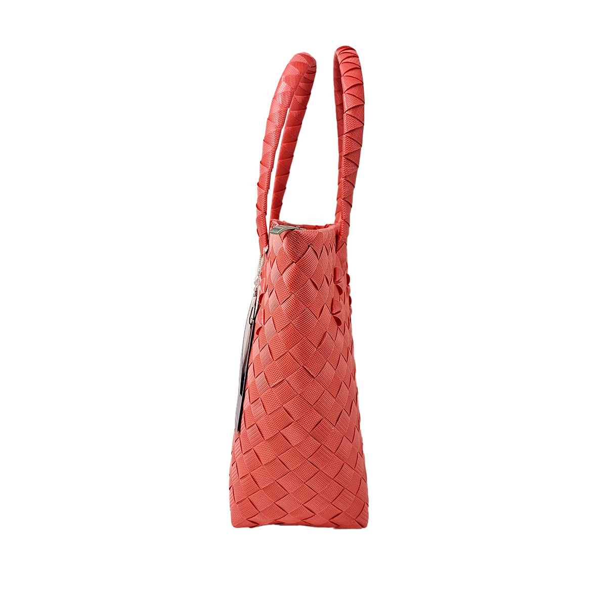 Misenka Handicrafts Philippine Bayong Coral Red Handy with Zipper Bag - SALE 50% OFF