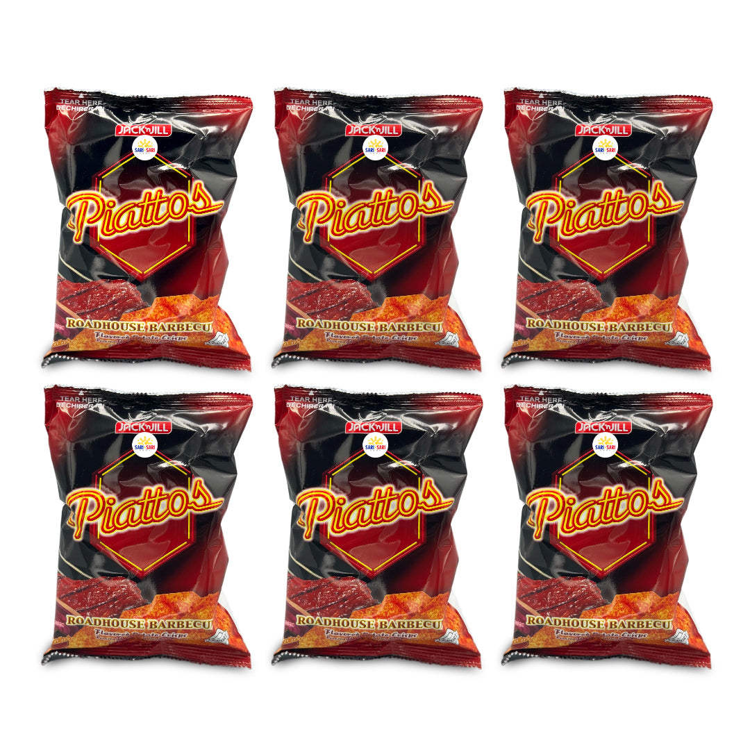 Jack ‘n Jill Piattos Chips 85g, Pack of 6 – Savory Crispy Snack