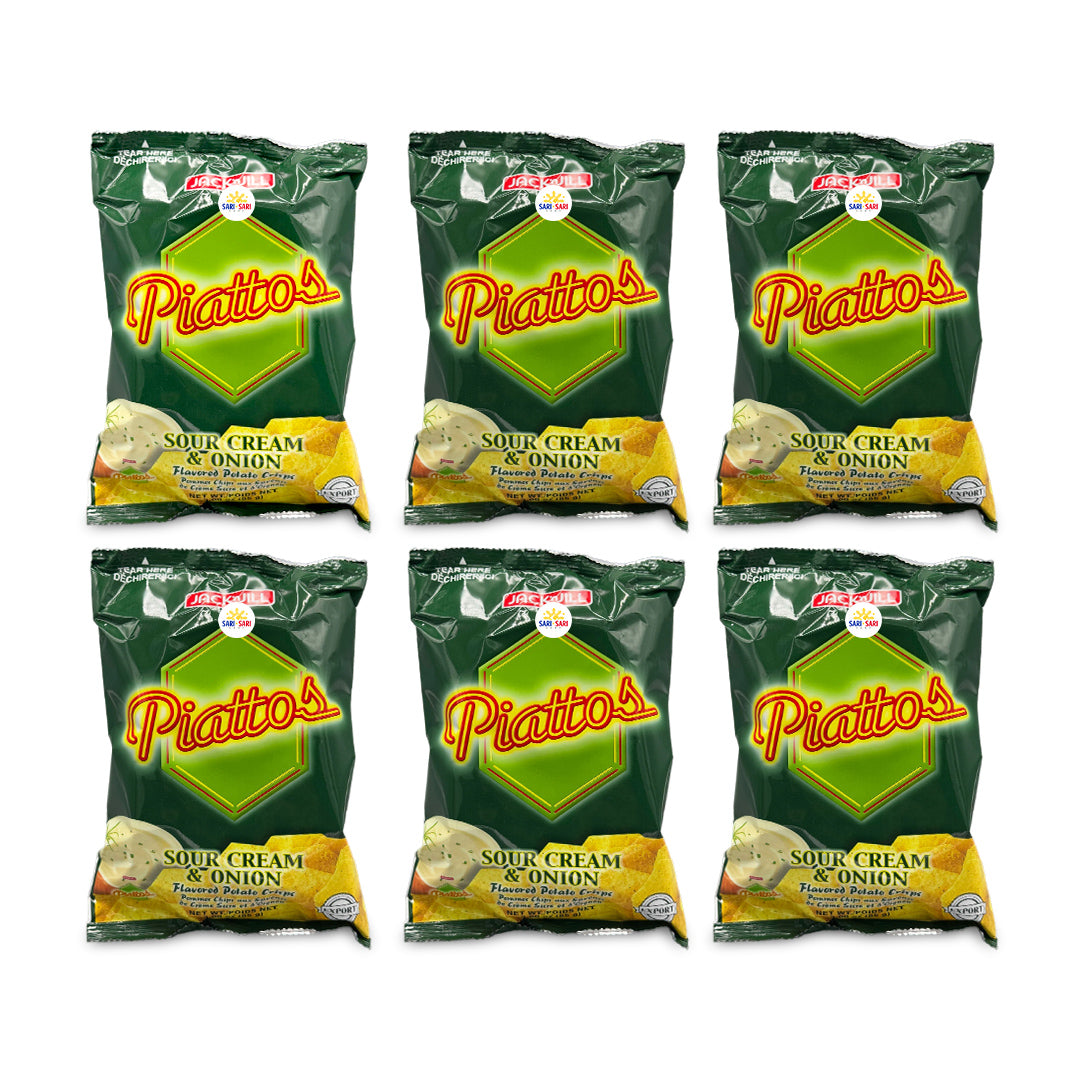 Jack ‘n Jill Piattos Chips 85g, Pack of 6 – Savory Crispy Snack