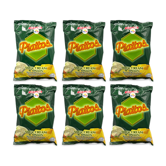 Jack ‘n Jill Piattos Chips 85g, Pack of 6 – Savory Crispy Snack
