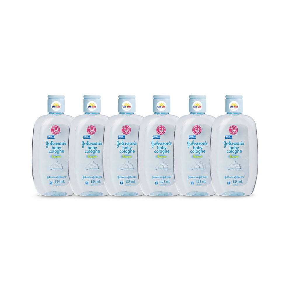 Johnson's Baby Cologne, Gentle & Fresh Fragrance for Babies and Kids 125ml, Pack of 6
