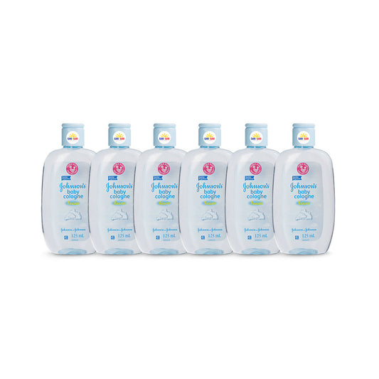 Johnson's Baby Cologne, Gentle & Fresh Fragrance for Babies and Kids 125ml, Pack of 6