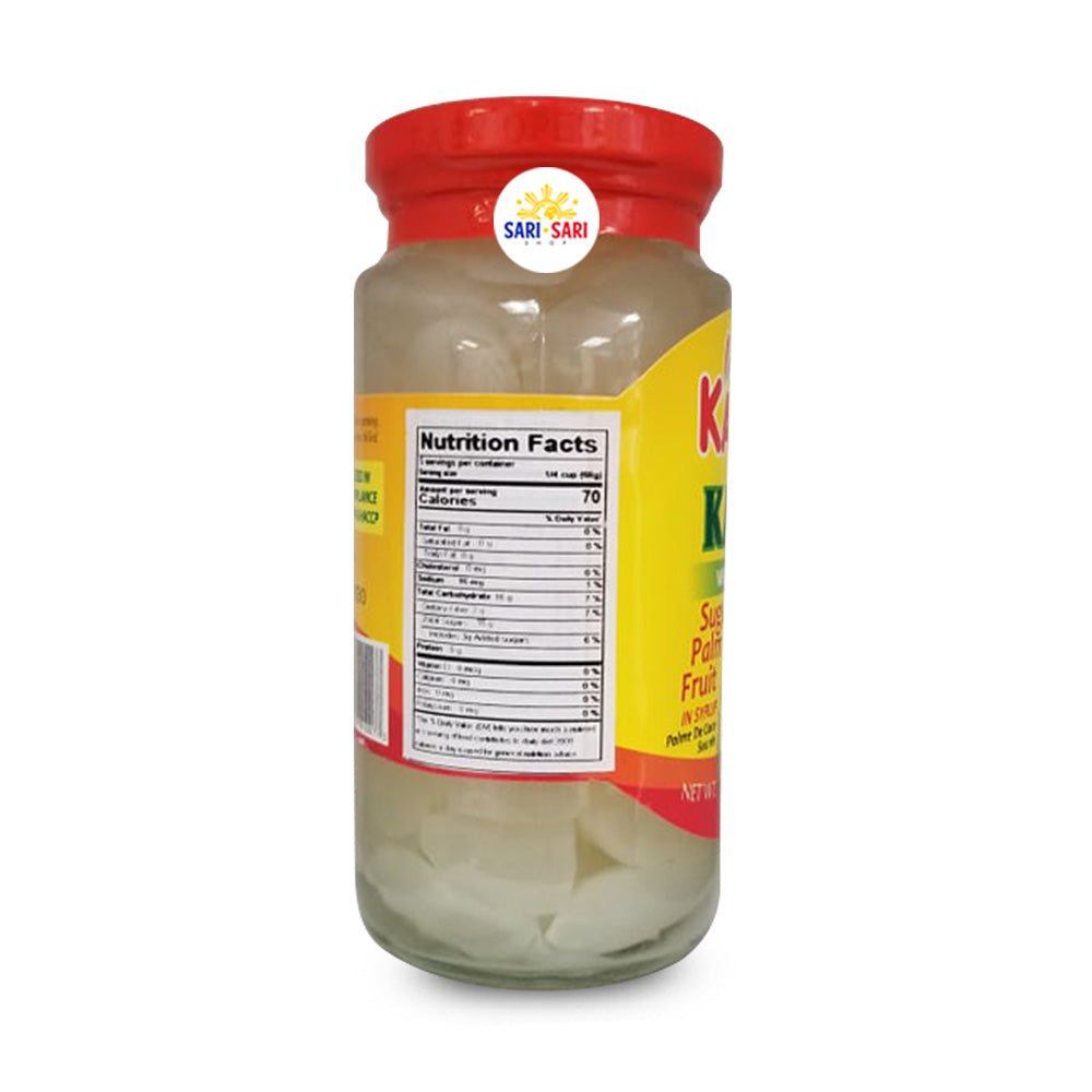 Kapuso Kaong White Sugar Palm in Fruit Syrup 340g