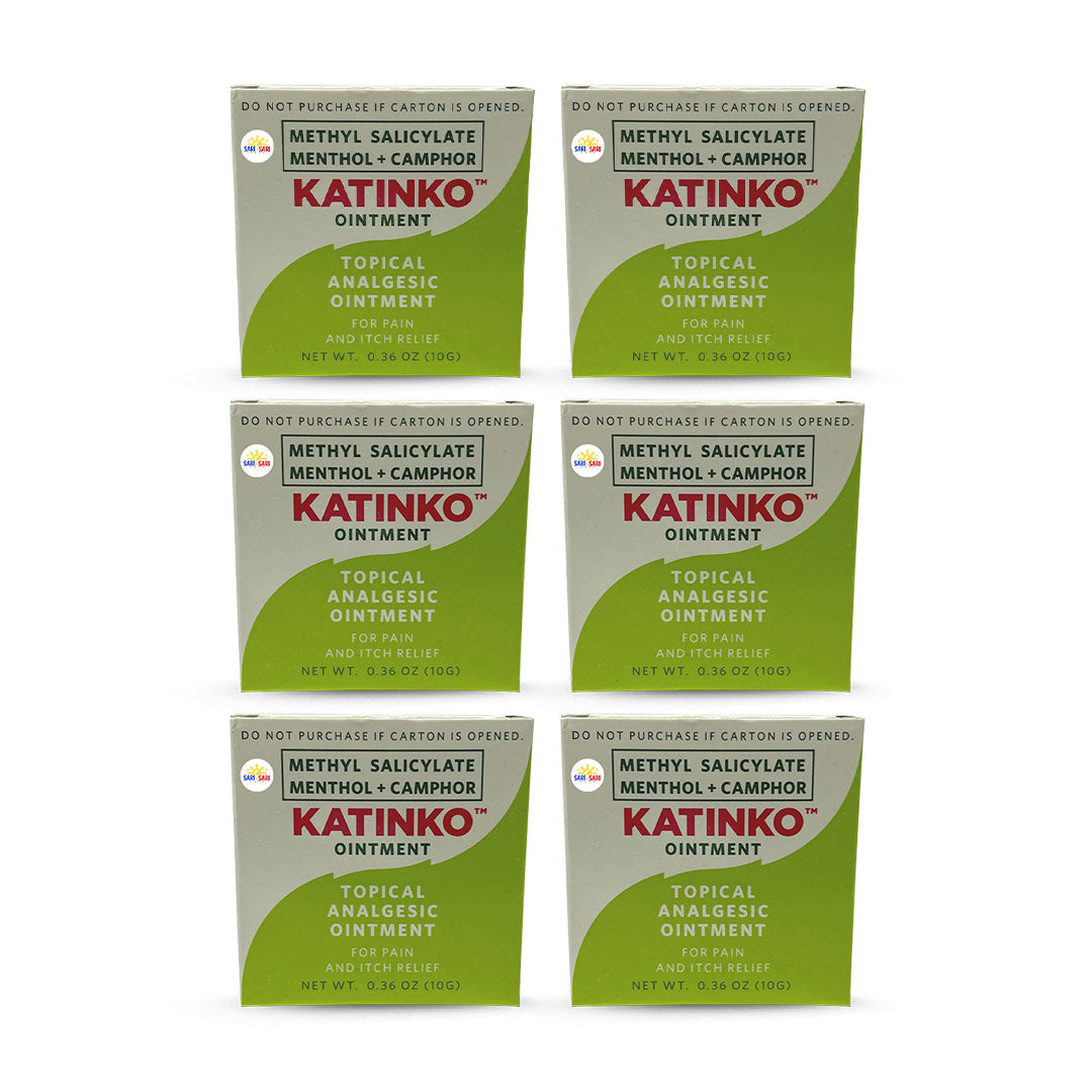 Katinko Ointment Methyl Salicylate Menthol + Camphor 10g, Pack of 6