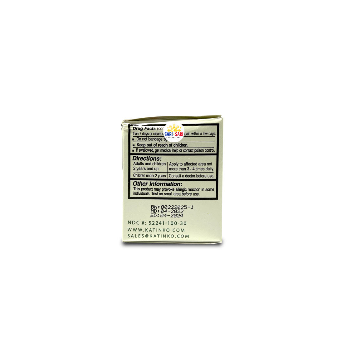 Katinko Ointment Methyl Salicylate Menthol + Camphor