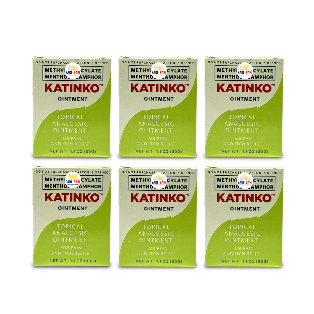 Katinko Ointment Methyl Salicylate Menthol + Camphor 30g, Pack of 6