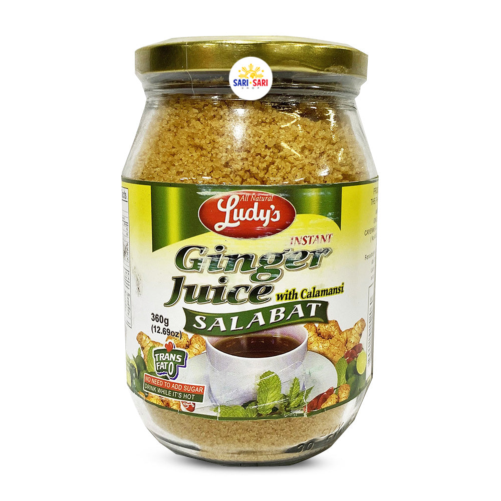 Ludy's Instant Ginger Brew Calamansi Salabat Tea 360g, Pack of 6
