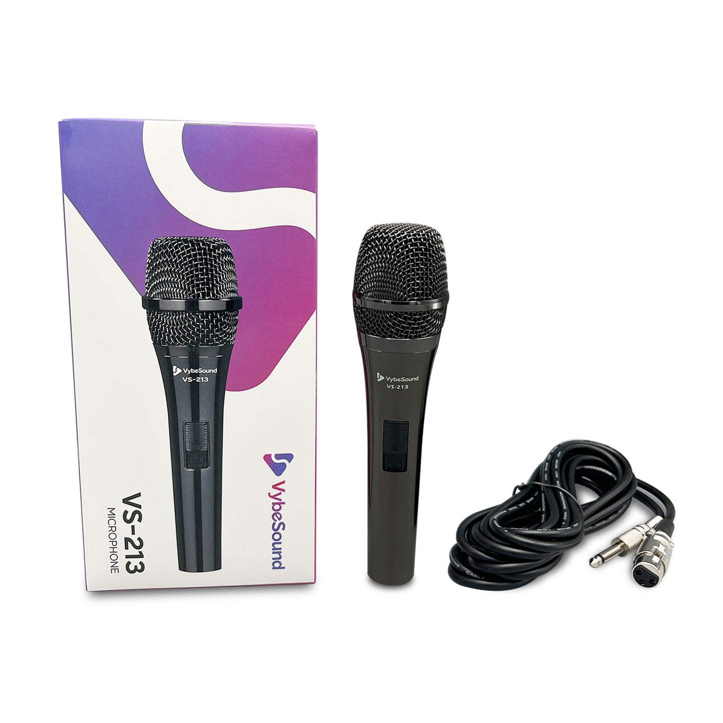 VybeSound VS-213 Professional Dynamic Vocal Microphone