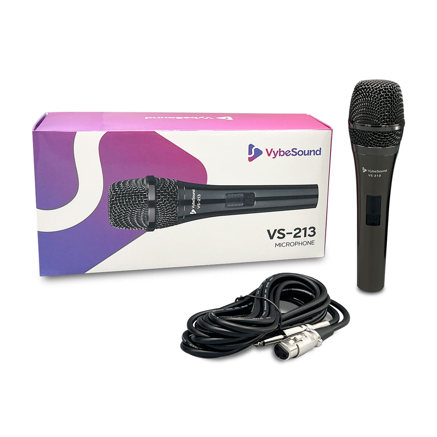 VybeSound VS-213 Professional Dynamic Vocal Microphone