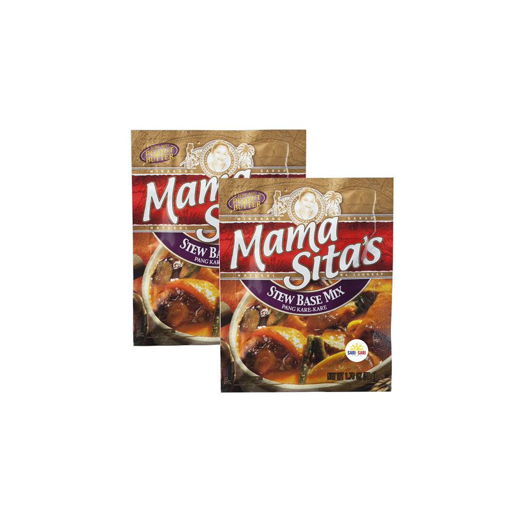 Mama Sita’s Stew Base Mix Pang Kare Kare 50g, Pack of 2
