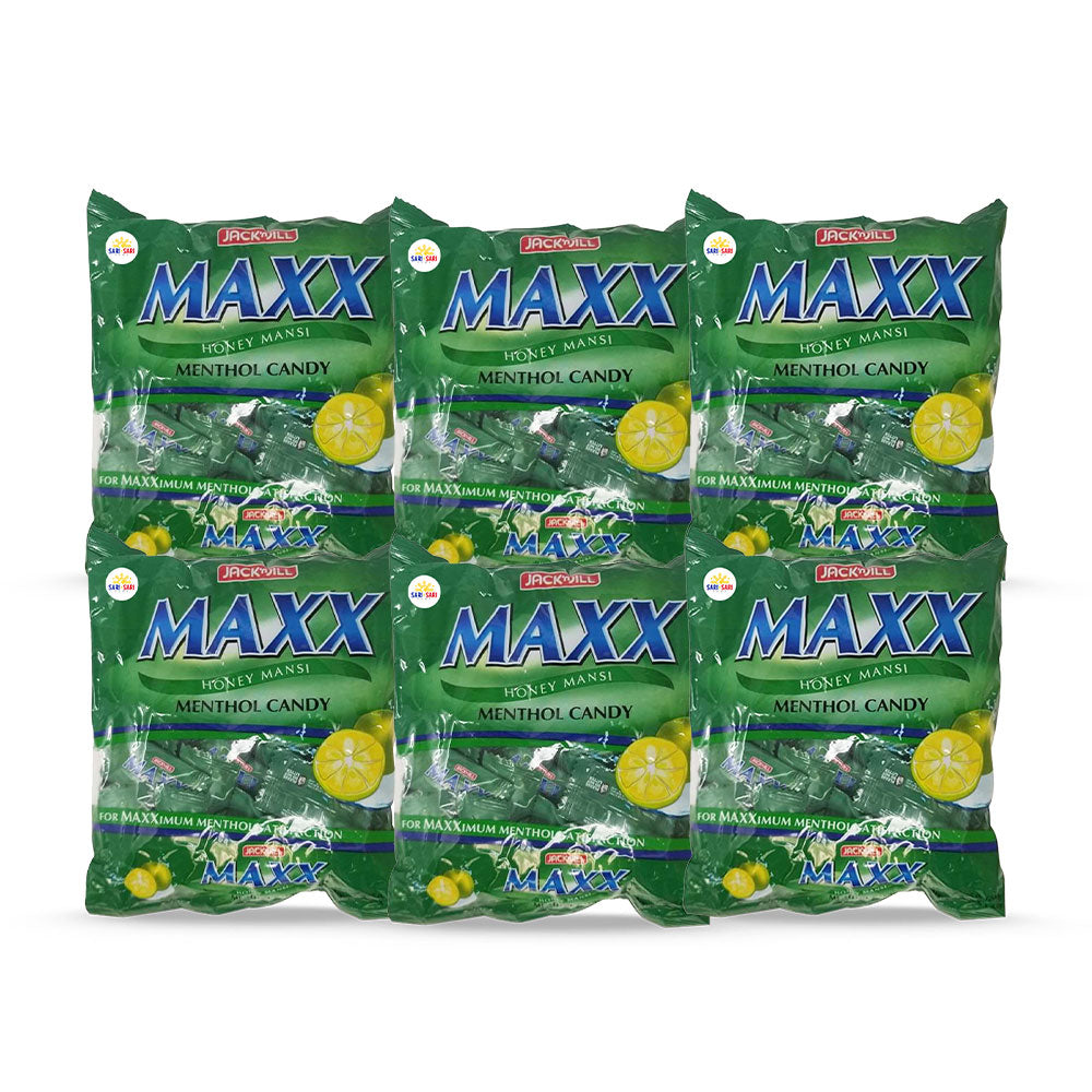 Maxx Menthol Candy 225g, Pack of 6