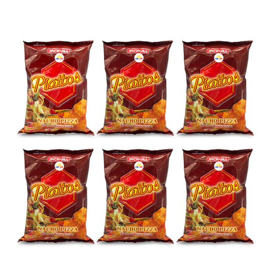 Jack ‘n Jill Piattos Chips 85g, Pack of 6 – Savory Crispy Snack