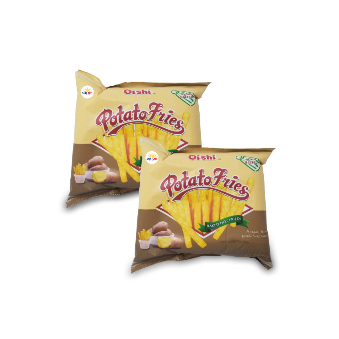 Oishi Potato Fries Salted Plain 60g, Pack of 3
