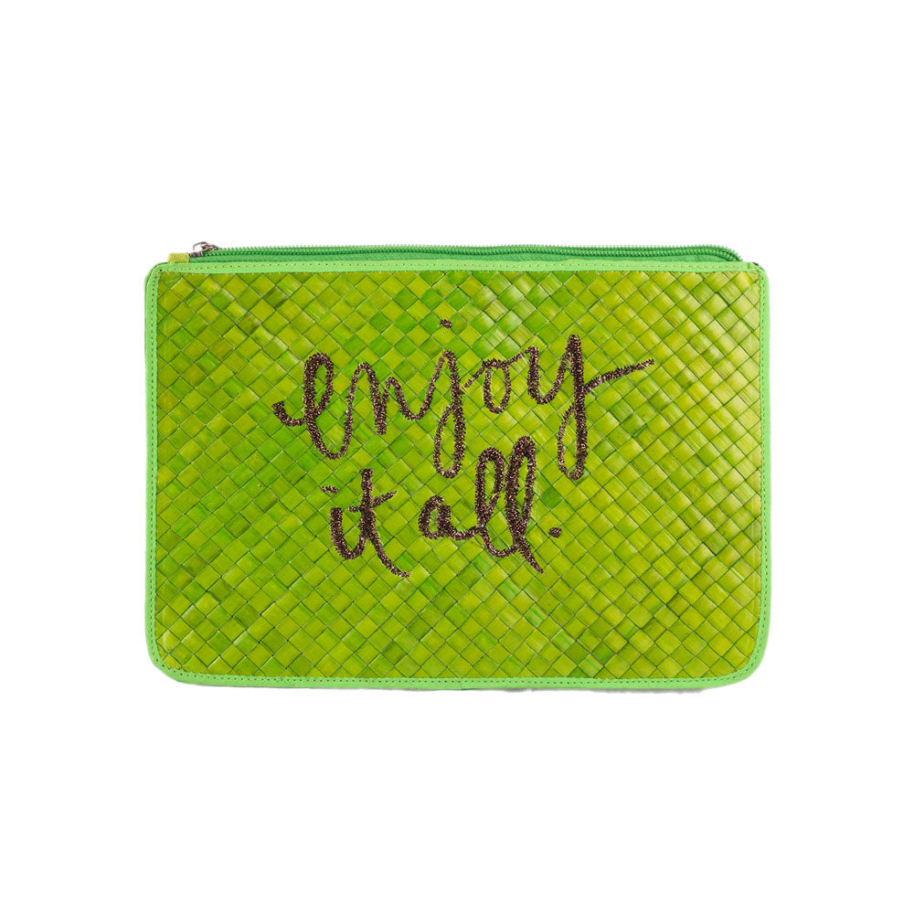 Sale 50% off Misenka Quote Clutch - Shop Sari Sari