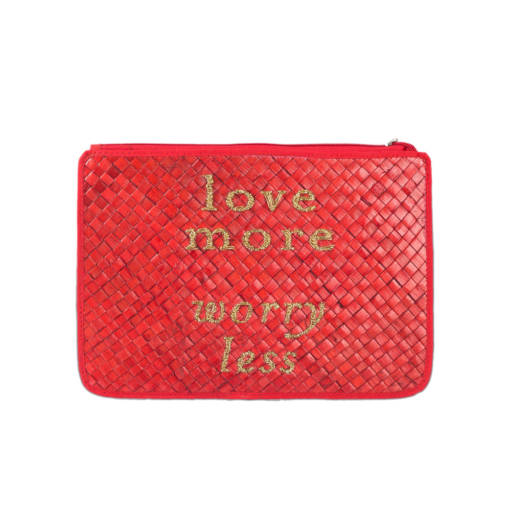 Sale 50% off Misenka Quote Clutch - Shop Sari Sari