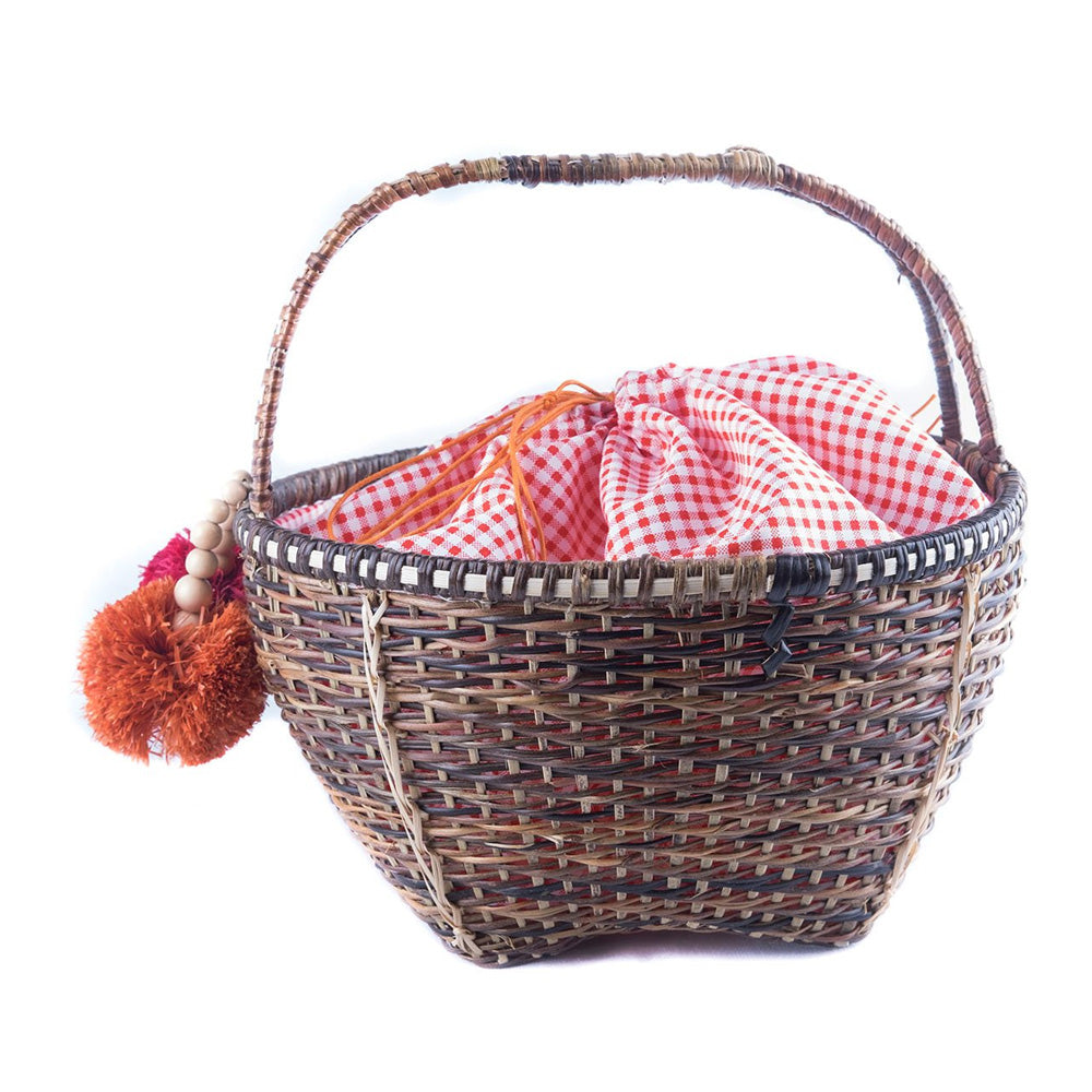 Misenka Picnic Basket - SALE 50% OFF - Shop Sari Sari