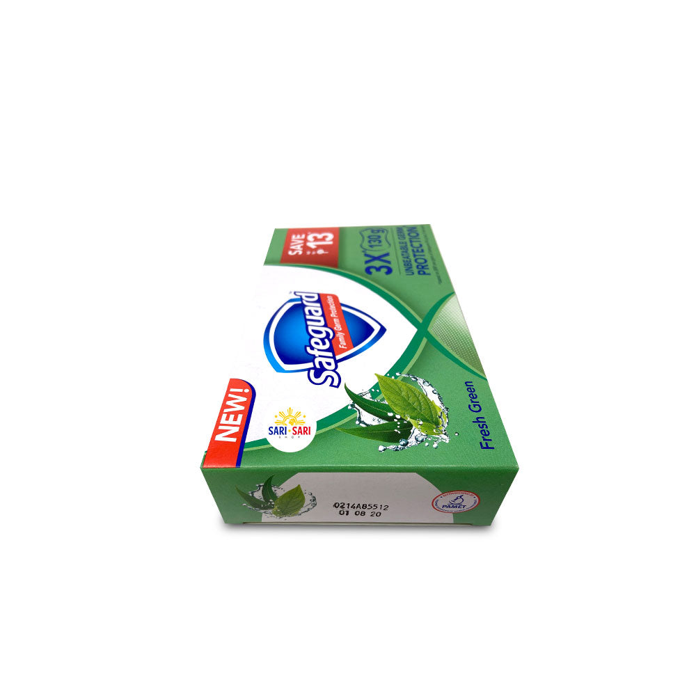 Safeguard Bath Soap Green Fresh 3x130g