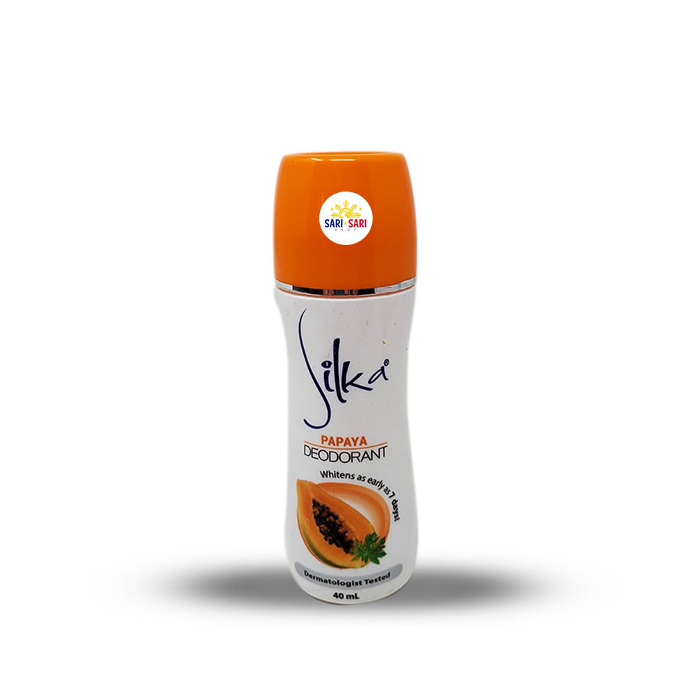 Silka Orange Papaya Whitening Deodorant Roll On 40ml, Pack of 2